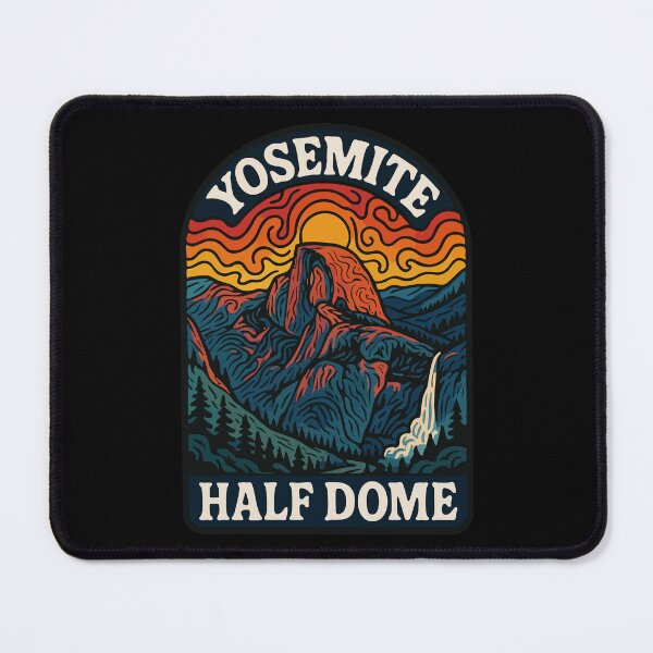 Item preview, Yosemite National Park Trippy Retro designed and sold by TomFrontierArt.