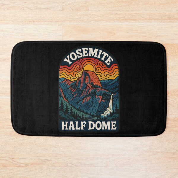 Item preview, Yosemite National Park Trippy Retro designed and sold by TomFrontierArt.