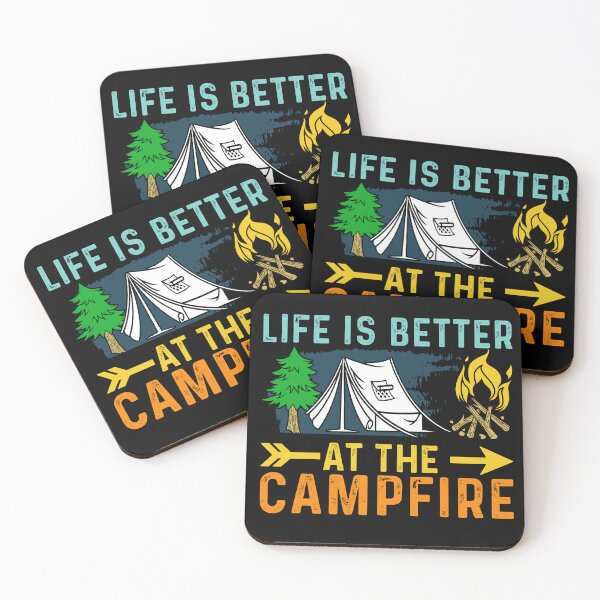 Item preview, Life Is Better At The Campfire Funny Camper Camp Camping designed and sold by mester26.