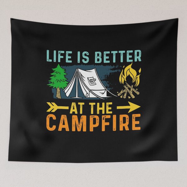 Item preview, Life Is Better At The Campfire Funny Camper Camp Camping designed and sold by mester26.