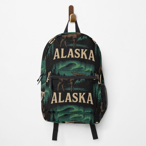 Item preview, Vintage Alaska Northern Lights Moose designed and sold by Gustavo Navarro.