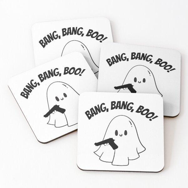 Item preview, Bang Bang BOO! Friendly Ghost Tee designed and sold by juditkincsei.