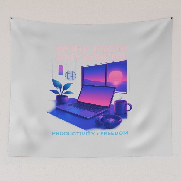 Item preview, Work From Anywhere designed and sold by DesignShopAD.