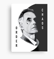Jordan Peterson - Ordnung und Chaos Metallbild