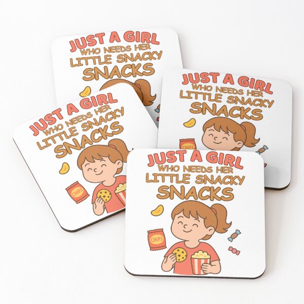 Item preview, JUST A GIRL WHO NEEDS HER LITTLE SNACKY SNACKS designed and sold by SnorkleSupply.