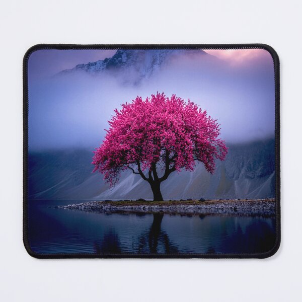 Item preview, Misty Mountain and Pink Cherry Blossom designed and sold by Exodoi.