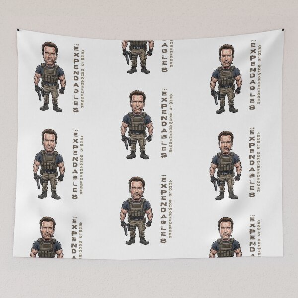 Item preview, A funny caricature of the expendables Schwarzenegger designed and sold by vectorlove.