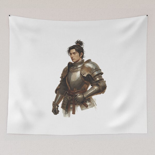 Item preview, Fantasy Knight Art Print designed and sold by MH Digital Studio .