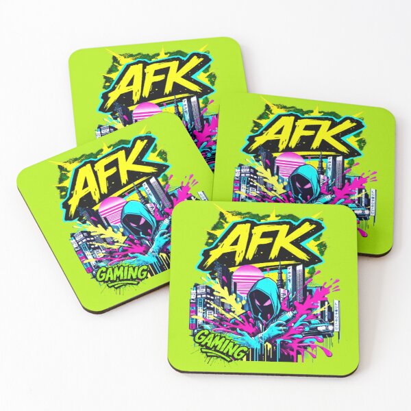 Item preview, AFK Gaming Urban Neon Sun designed and sold by KRISS DEL - STUDIO.