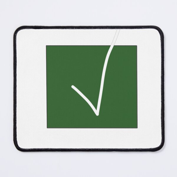 Item preview, Green Square With White Check Mark Icon Symbolizing Approval And Completion designed and sold by Beautiful art store.