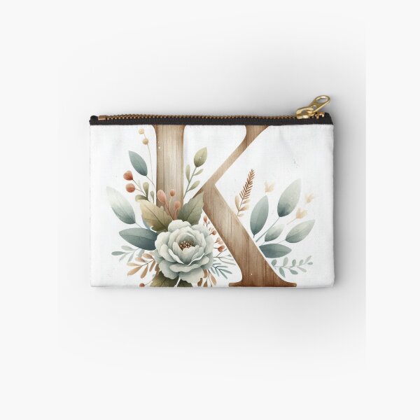 Item preview, Farmhouse Floral Monogram K – Rustic Western Wall Art designed and sold by WF-Studio.