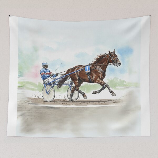 Item preview, Harness Racing Action  designed and sold by S Schwartz Studio.
