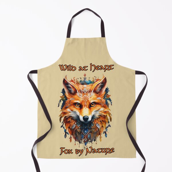 Item preview, Wild at Heart Fox by nature - fox art designed and sold by Doodle-Bloom.