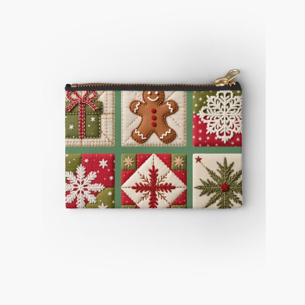 Item preview, Cozy Christmas Quilt Block Pattern Art designed and sold by Zhaar.