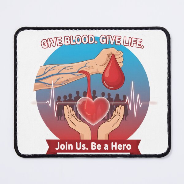Item preview, Blood Draw - Give Blood Give Life Join Us Be a Hero designed and sold by Perloth.