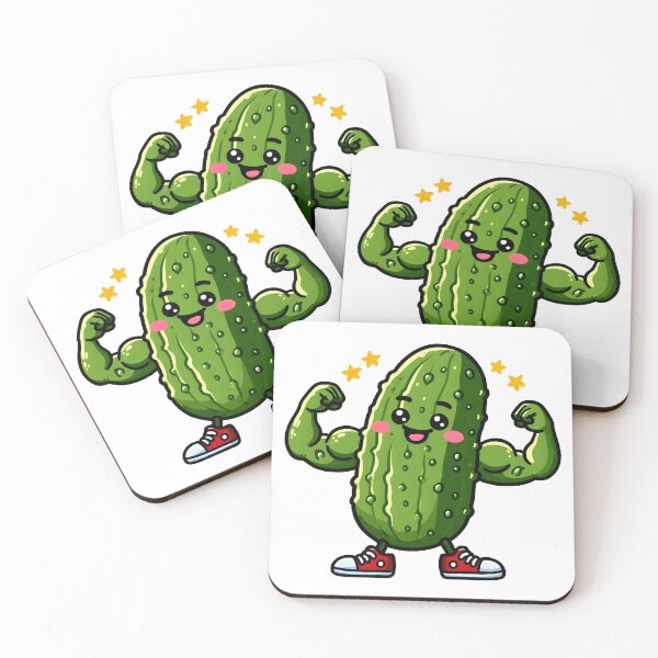 Item preview, Pickle with Muscles designed and sold by ArtsyWishesShop.