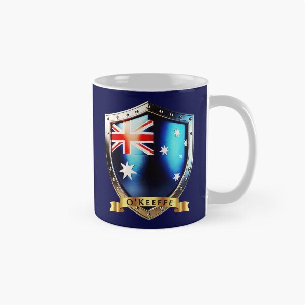 Item preview, O'Keeffe Family Australia Shield Heritage Crest of Pride designed and sold by Highlandkings.