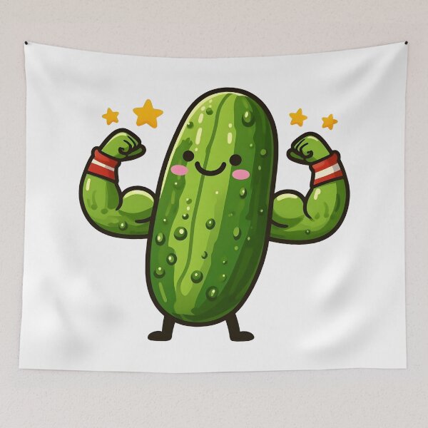 Item preview, Strong Pickle  designed and sold by ArtsyWishesShop.