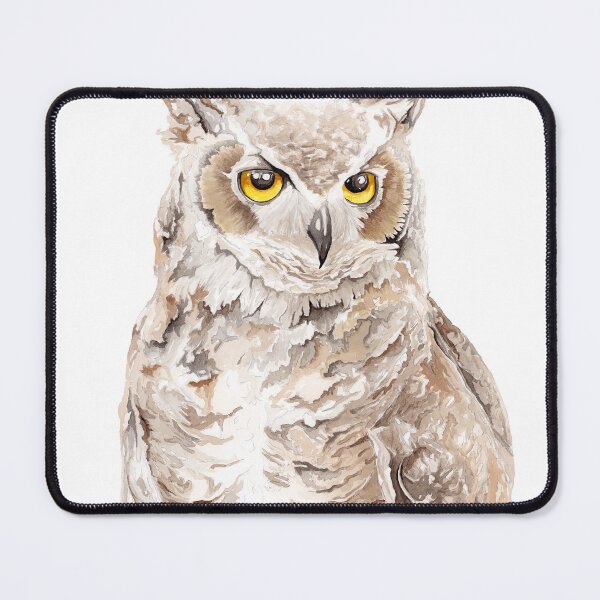 Item preview, Owl Watercolor designed and sold by Coastal Watercolors by Laura.