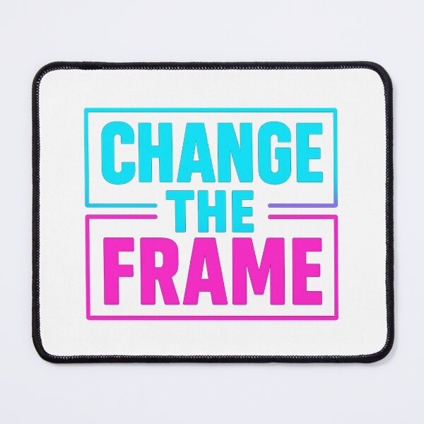 Item preview, Change The Frame – Neon Motivational Typography designed and sold by Softly Studio.