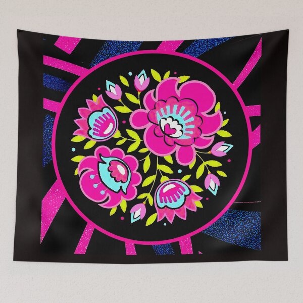 Item preview, Folk Flower  designed and sold by ViaARTfactory.