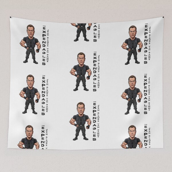Item preview, A funny caricature of the expendables Jean-Claude Van Damme designed and sold by vectorlove.
