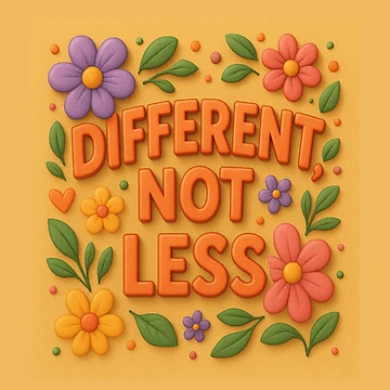 Artwork thumbnail, Different, Not Less by DesignShopAD