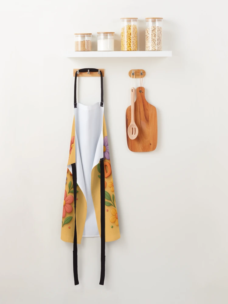 Thumbnail 2 of 6, Apron, Different, Not Less designed and sold by DesignShopAD.