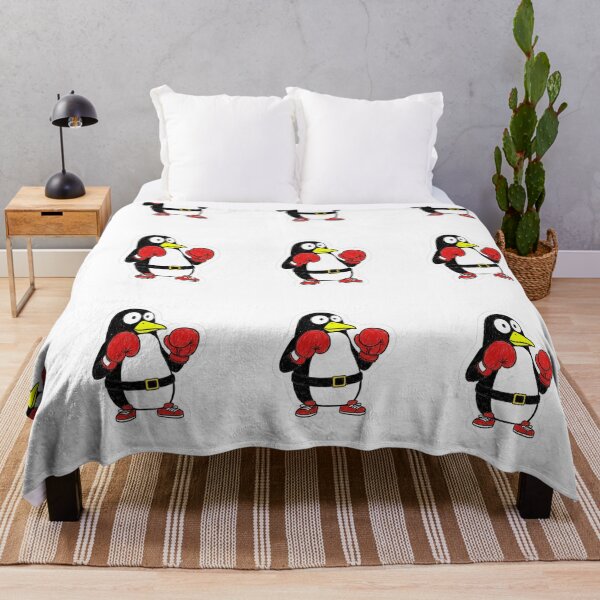 Item preview, determined boxing penguin cartoon designed and sold by dnixonfrances02.