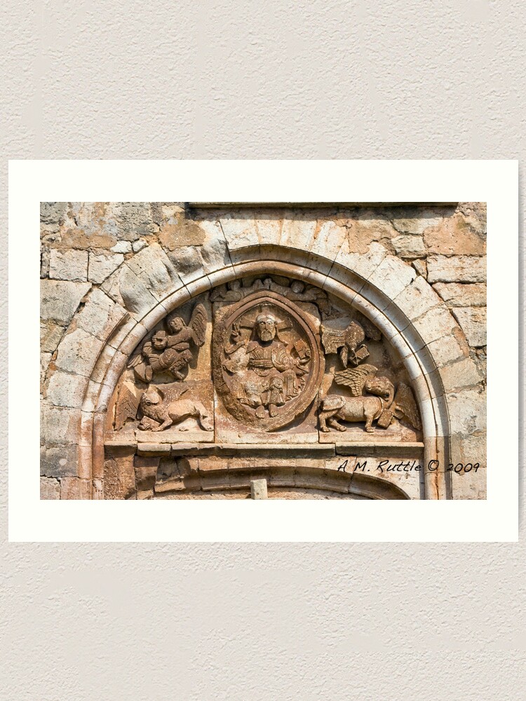 Alternate view of Goujounac, Curious and Exquisite Tympanum Art Print