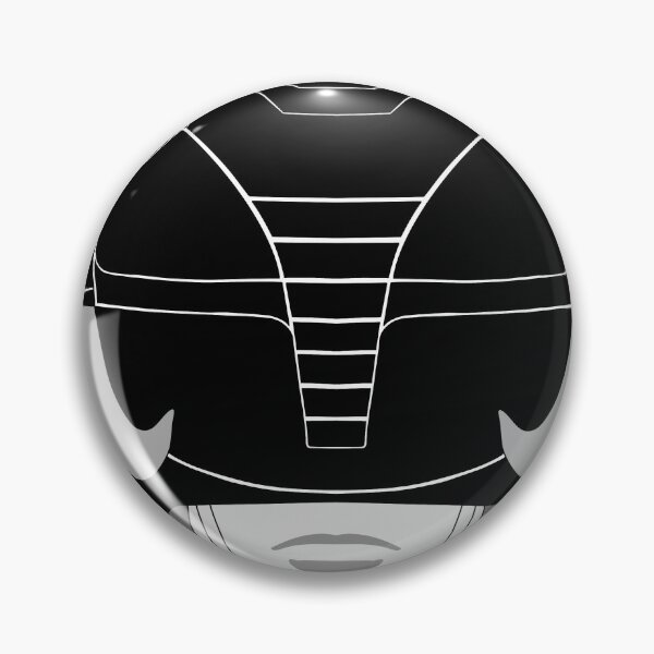 Item preview, MMPR Zyu Black Helmet designed and sold by Ink Shot Studios.