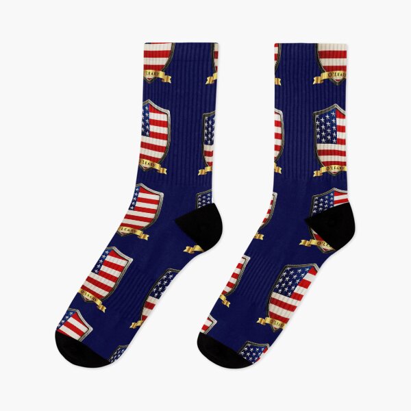 Item preview, O'Leary Family USA Shield Stars & Stripes Pride Crest designed and sold by Highlandkings.