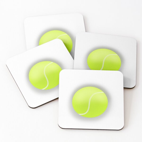 Item preview, Tennis Ball With Curved White Seam Floating On White Background  designed and sold by Beautiful art store.