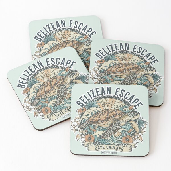 Item preview, Belizean Escape Sea Turtle – Caye Caulker designed and sold by Mafiadonar.
