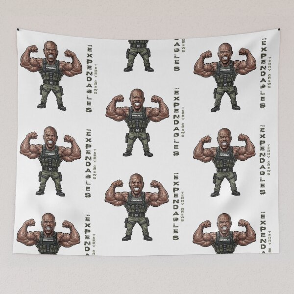 Item preview, A funny caricature of the expendables Terry Crews designed and sold by vectorlove.