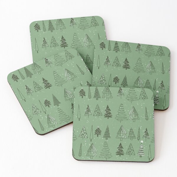 Item preview, Wintergreen Lines - Lights & Snow designed and sold by Nicole Dawn Design.