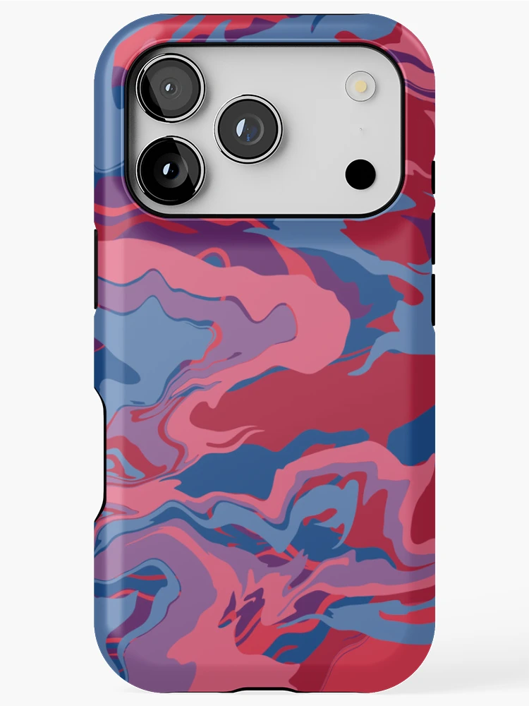 Thumbnail 1 of 4, iPhone Case, Color Ripples designed and sold by StarlitFirefly.