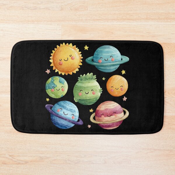 Item preview, Cute Cartoon Planets with Smiling Faces  designed and sold by vladocar.