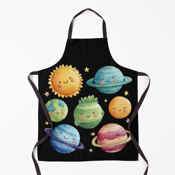 Item preview, Cute Cartoon Planets with Smiling Faces designed and sold by vladocar.