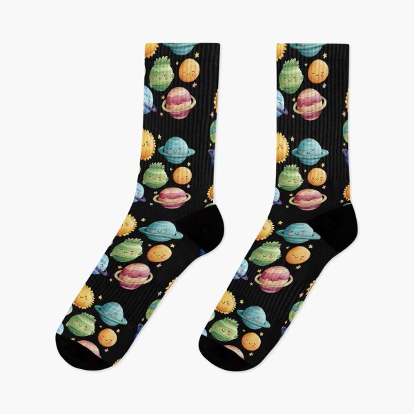Item preview, Cute Cartoon Planets with Smiling Faces  designed and sold by vladocar.