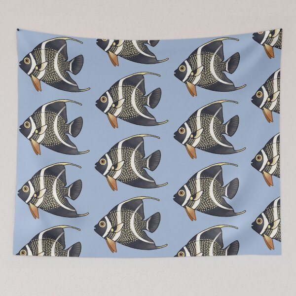 Item preview, French Angelfish designed and sold by Spadefish Art.