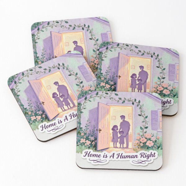 Item preview, Home is a Human Right Stickers and Apparel designed and sold by zkerzner.