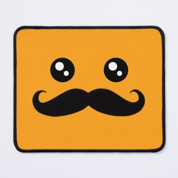 Item preview, orange mustache face 1 designed and sold by grxyv.