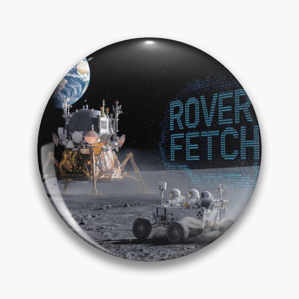 Item preview, Lunar Rover Fetch Print designed and sold by Lichentroupe63.