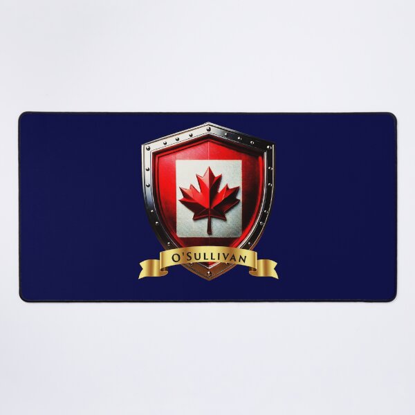 Item preview, O'Sullivan Family Canada Shield Maple Leaf Heraldry Crest designed and sold by Highlandkings.