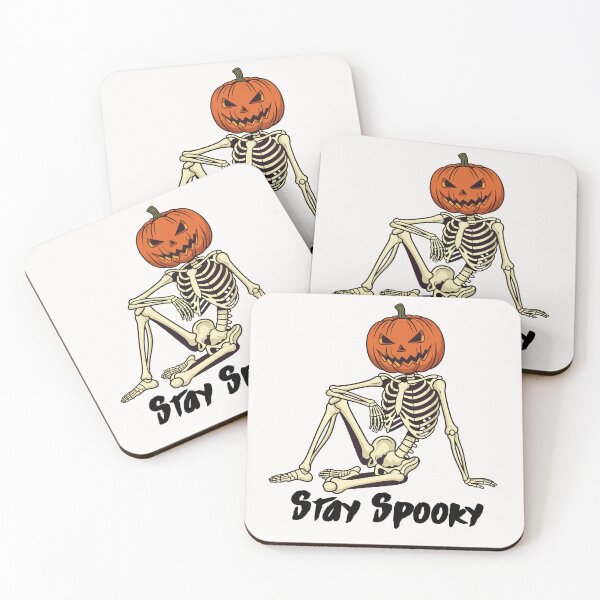 Item preview, Pumpkin-Head Skeleton "Stay Spooky" designed and sold by Irisabstore.