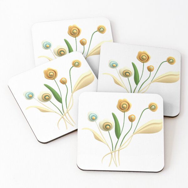 Item preview, Flores Minimalistas en Tonos Tierra designed and sold by Inspcolores.