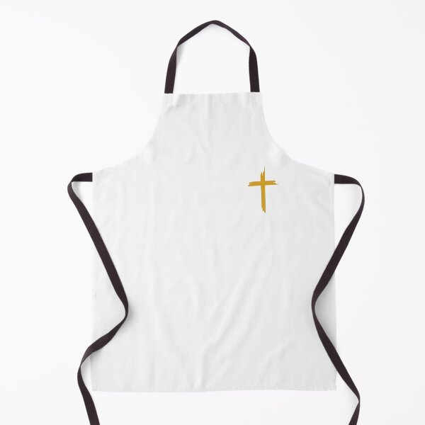 Item preview, Golden Brushstroke Cross – Christian Faith Symbol designed and sold by TrexInspiration.