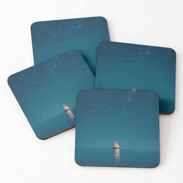Item preview, Sail boat at night designed and sold by AnthonyThomas.