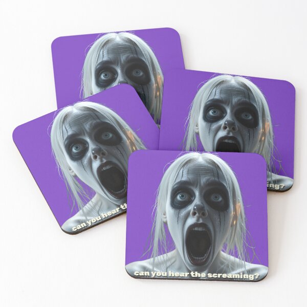 Item preview, Psychological Horror Art "can you hear the screaming?" | Ghost Scream designed and sold by EnigmaticGoth.